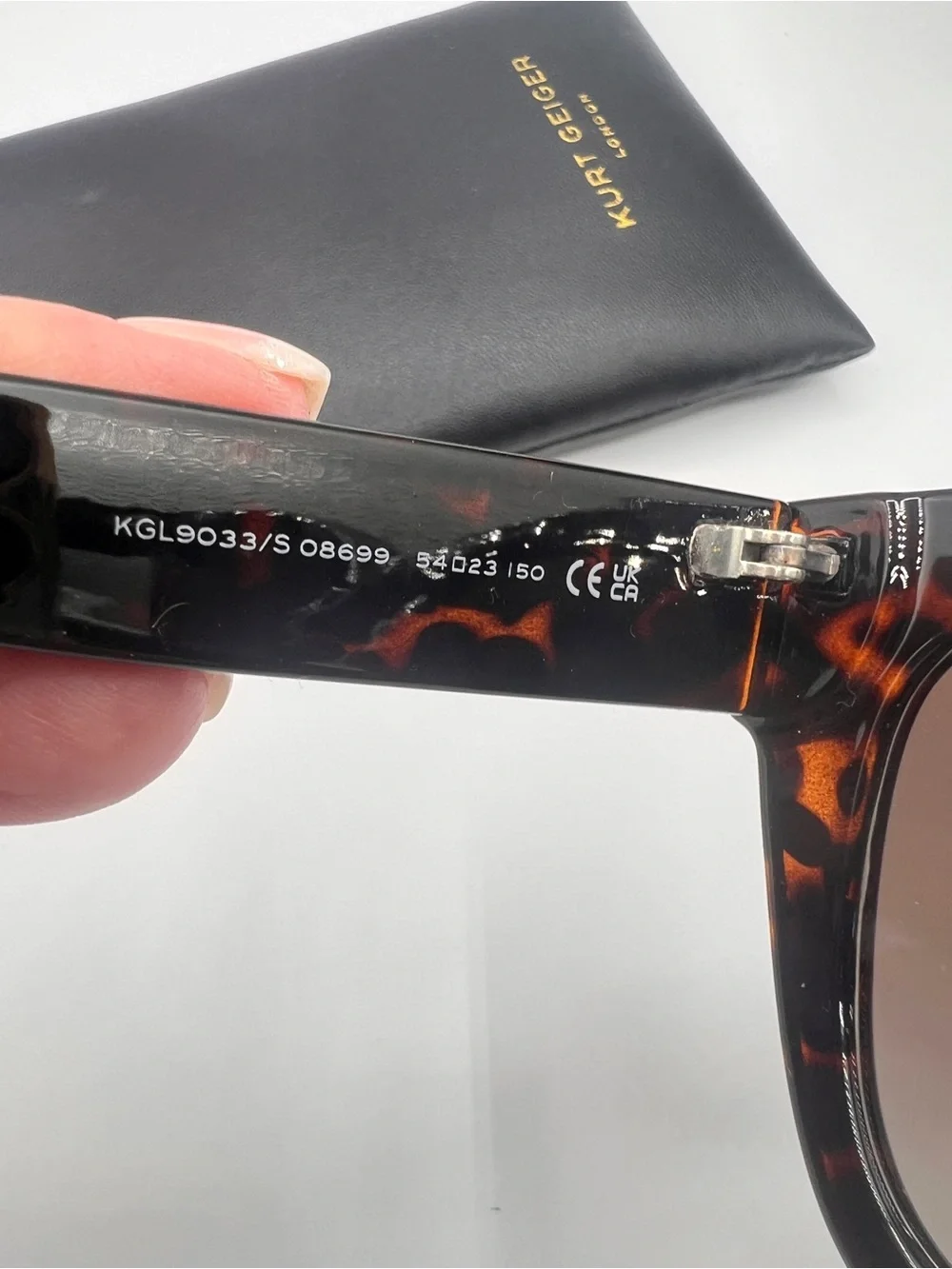 Kurt Geiger Tortoiseshell Cat-Eye Sunglasses NWOT